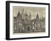 Grand Entrance to the New Law Courts-Henry William Brewer-Framed Giclee Print