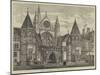 Grand Entrance to the New Law Courts-Henry William Brewer-Mounted Giclee Print
