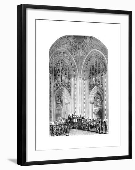 Grand Entrance, Westminster Palace, London, C1888-null-Framed Giclee Print