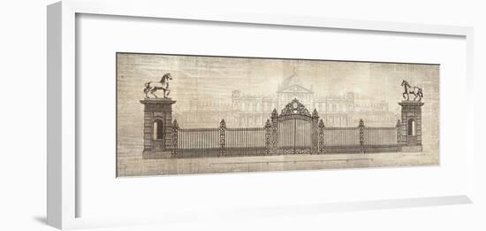 Grand Estate Gates-School of Padua-Framed Giclee Print