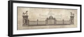 Grand Estate Gates-School of Padua-Framed Giclee Print