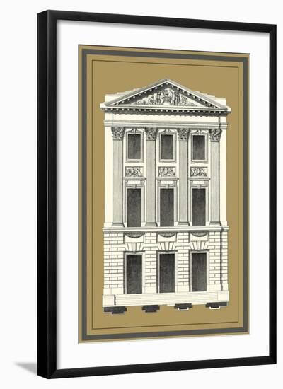 Grand Façade III-null-Framed Art Print