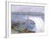 Grand Falls of the Niagara from the Observatory at Goat Island, July 22, 1846-Michael Seymour-Framed Giclee Print