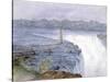 Grand Falls of the Niagara from the Observatory at Goat Island, July 22, 1846-Michael Seymour-Stretched Canvas