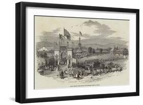 Grand Federal Rifle Match, the Shooting Court at Geneva-null-Framed Giclee Print