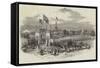 Grand Federal Rifle Match, the Shooting Court at Geneva-null-Framed Stretched Canvas