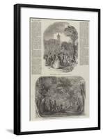 Grand Fete Champetre at Charlton House-George Harrison-Framed Giclee Print