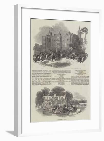 Grand Fete Champetre at Charlton House-null-Framed Giclee Print