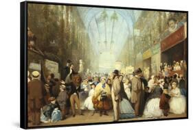 Grand Fete of the Royal Dramatic College, Crystal Palace, c.1860-Alexander Blaikley-Framed Stretched Canvas