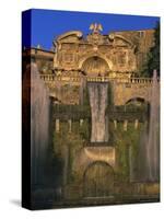 Grand Fountain in the Gardens of the Villa d'Este, Unesco World Heritage Site, Tivoli, Lazio, Italy-Michael Newton-Stretched Canvas