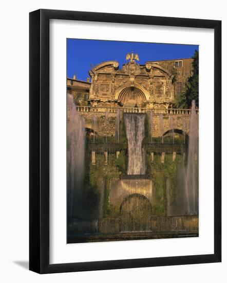 Grand Fountain in the Gardens of the Villa d'Este, Unesco World Heritage Site, Tivoli, Lazio, Italy-Michael Newton-Framed Photographic Print