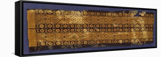 Grand fragment de tapisserie polychrome-null-Framed Stretched Canvas