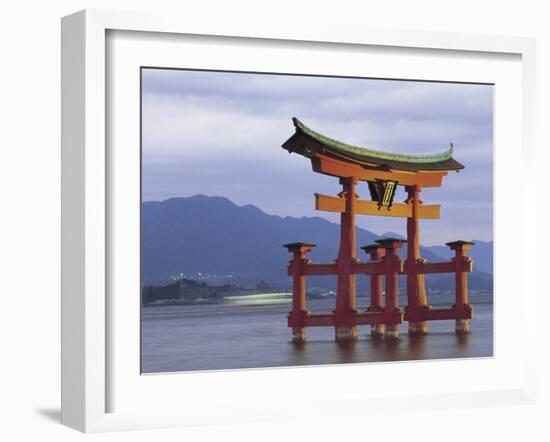 Grand Gate, Itsukushima Shrine, Miyajima Island, Japan-null-Framed Premium Photographic Print