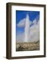 Grand Geyser Erupts, Forcing Steam High into the Air, Upper Geyser Basin-Eleanor Scriven-Framed Photographic Print