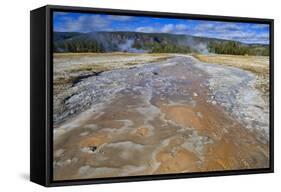 Grand Geyser Run-Off, Upper Geyser Basin, Yellowstone National Park, Wyoming, Usa-Eleanor Scriven-Framed Stretched Canvas