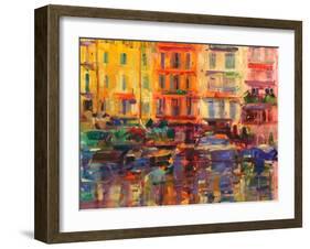 Grand Harbour, Cannes-Peter Graham-Framed Giclee Print