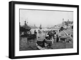 Grand Harbour, Malta, 1937-null-Framed Giclee Print