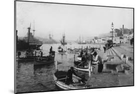 Grand Harbour, Malta, 1937-null-Mounted Giclee Print