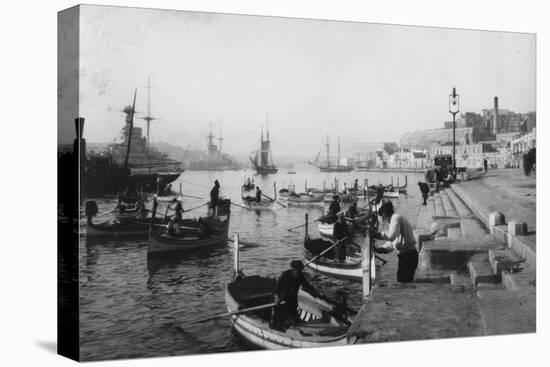 Grand Harbour, Malta, 1937-null-Stretched Canvas