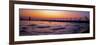 Grand Haven Lighthouse at sunset, Grand Haven, Michigan, USA-null-Framed Photographic Print
