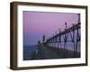 Grand Haven Lighthouse on Lake Michigan, Grand Haven, Michigan, USA-Michael Snell-Framed Photographic Print