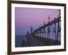 Grand Haven Lighthouse on Lake Michigan, Grand Haven, Michigan, USA-Michael Snell-Framed Photographic Print