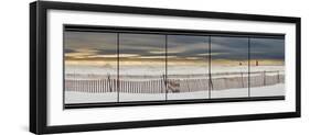 Grand Haven Lighthouse Panorama, Grand Haven, Michigan '14-Monte Nagler-Framed Photographic Print