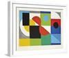 Grand Helice Rouge, 1970-Sonia Delaunay-Framed Giclee Print