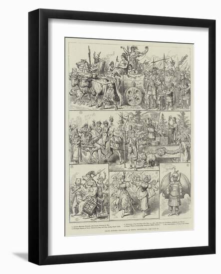 Grand Historic Procession at Berne, Switzerland-null-Framed Giclee Print