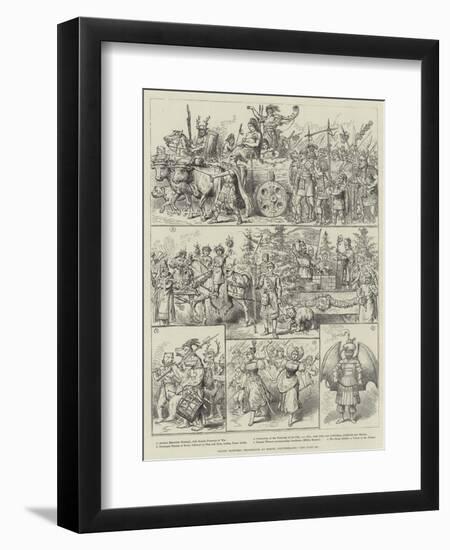 Grand Historic Procession at Berne, Switzerland-null-Framed Giclee Print