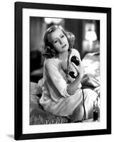 GRAND HOTEL, 1932 directed by EDMUND GOULDING Greta Garbo (b/w photo)-null-Framed Photo