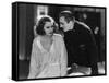 GRAND HOTEL, 1932 directed by EDMUND GOULDING Greta Garbo / John Barrymore (b/w photo)-null-Framed Stretched Canvas