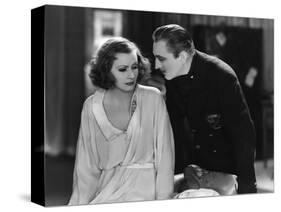 GRAND HOTEL, 1932 directed by EDMUND GOULDING Greta Garbo / John Barrymore (b/w photo)-null-Stretched Canvas