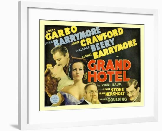 Grand Hotel, 1932-null-Framed Art Print