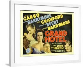 Grand Hotel, 1932-null-Framed Art Print