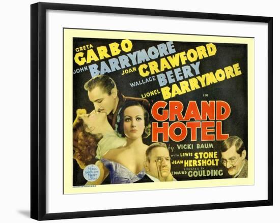 Grand Hotel, 1932-null-Framed Art Print