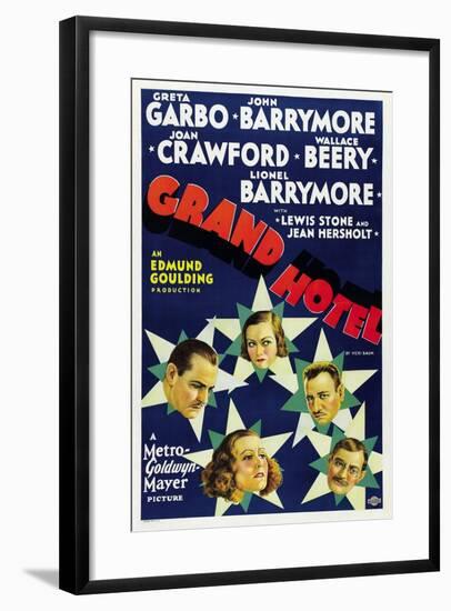 Grand Hotel 1932-null-Framed Giclee Print