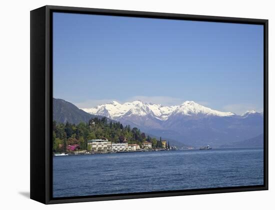 Grand Hotel, Cadenabbia in Spring Sunshine, Lake Como, Lombardy, Italian Lakes, Italy, Europe-Peter Barritt-Framed Stretched Canvas