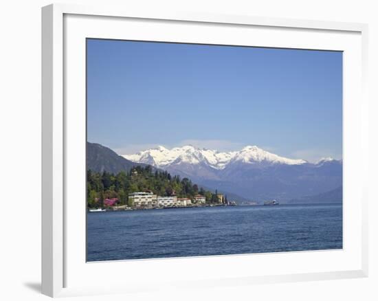 Grand Hotel, Cadenabbia in Spring Sunshine, Lake Como, Lombardy, Italian Lakes, Italy, Europe-Peter Barritt-Framed Photographic Print