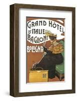 Grand Hotel d'Italie Baglioni-null-Framed Art Print