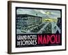 Grand Hotel De Londres, Napoli-null-Framed Art Print