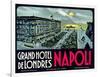 Grand Hotel De Londres, Napoli-null-Framed Art Print