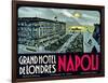 Grand Hotel De Londres, Napoli-null-Framed Art Print