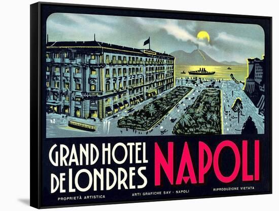 Grand Hotel De Londres, Napoli-null-Framed Stretched Canvas