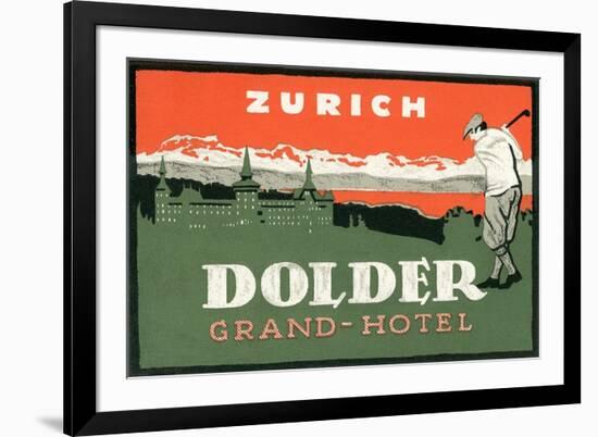 Grand Hotel Dolder, Zurich-null-Framed Premium Giclee Print