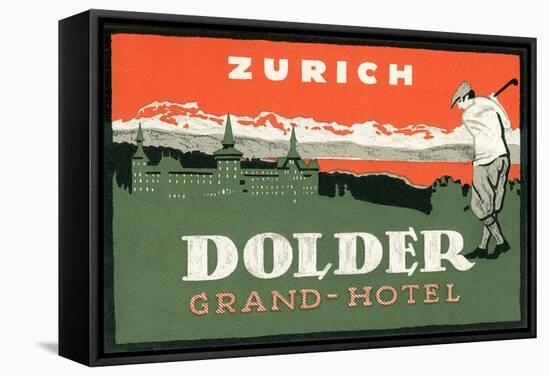 Grand Hotel Dolder, Zurich-null-Framed Stretched Canvas