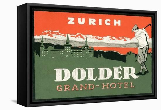 Grand Hotel Dolder, Zurich-null-Framed Stretched Canvas