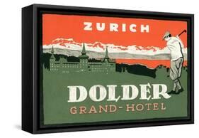 Grand Hotel Dolder, Zurich-null-Framed Stretched Canvas