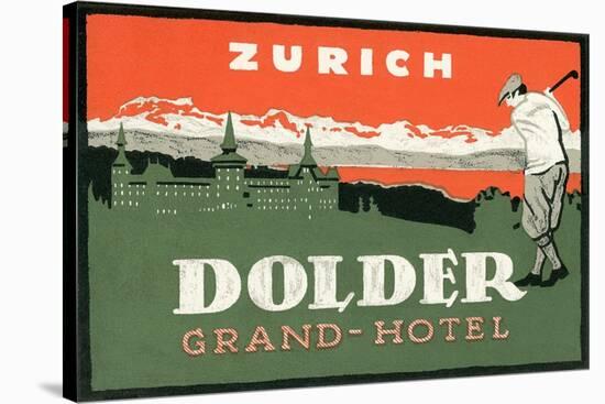 Grand Hotel Dolder, Zurich-Found Image Press-Stretched Canvas