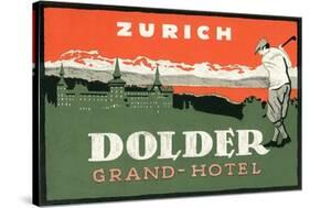 Grand Hotel Dolder, Zurich-Found Image Press-Stretched Canvas